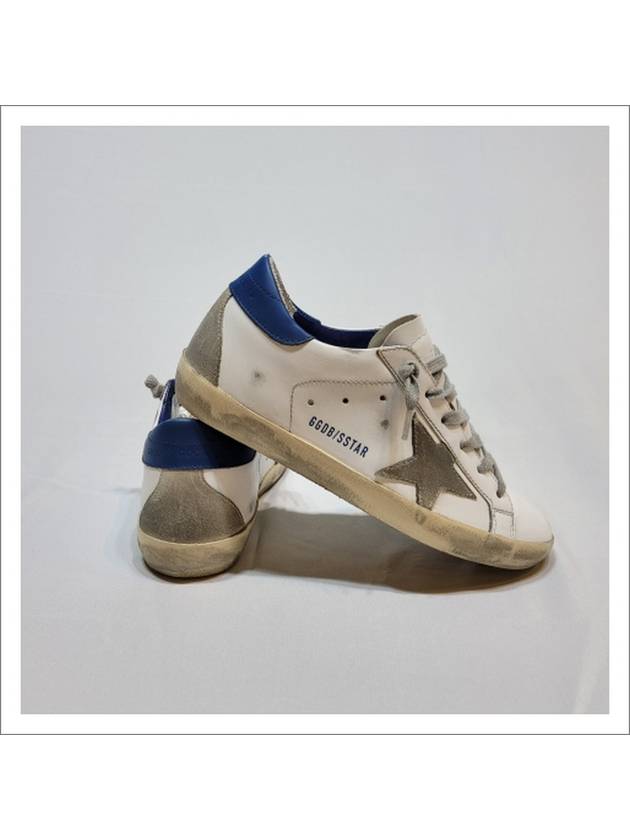 Women's GWF00102F002181 WHITEICEBLUE Superstar Sneakers - GOLDEN GOOSE - BALAAN 5