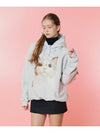 Cat Face Hoodie Melange Grey - ETRE AU SOMMET - BALAAN 3