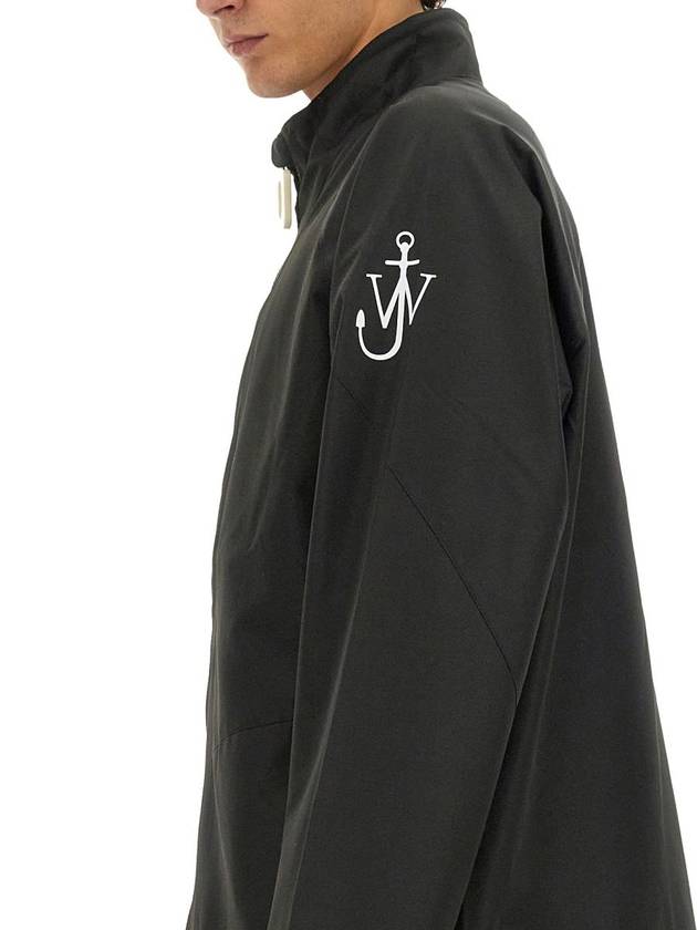 Logo Print Zip-up Track Jacket Black - JW ANDERSON - BALAAN 5