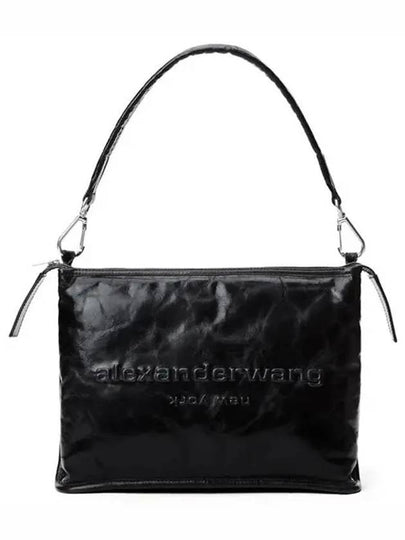 Punch Tech Leather Shoulder Bag Black - ALEXANDER WANG - BALAAN 2