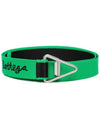 Logo Triangle Buckle Belt Black Green - BOTTEGA VENETA - BALAAN 2