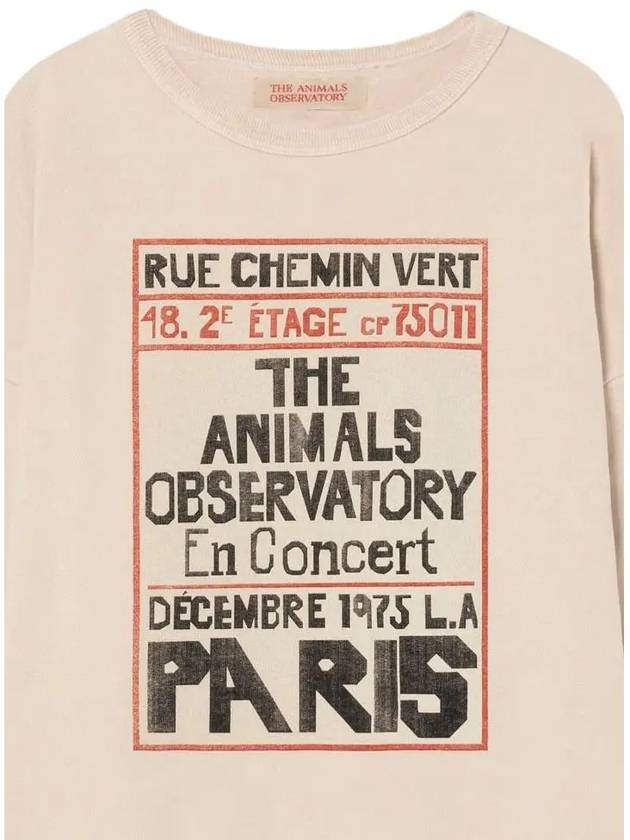 Kids Logo Print Sweatshirt Pink F22004 155EH - THE ANIMALS OBSERVATORY - BALAAN 4