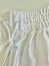 Satin Shorts FQ0699 100 White WOMENS S M Asian Fit - NIKE - BALAAN 4