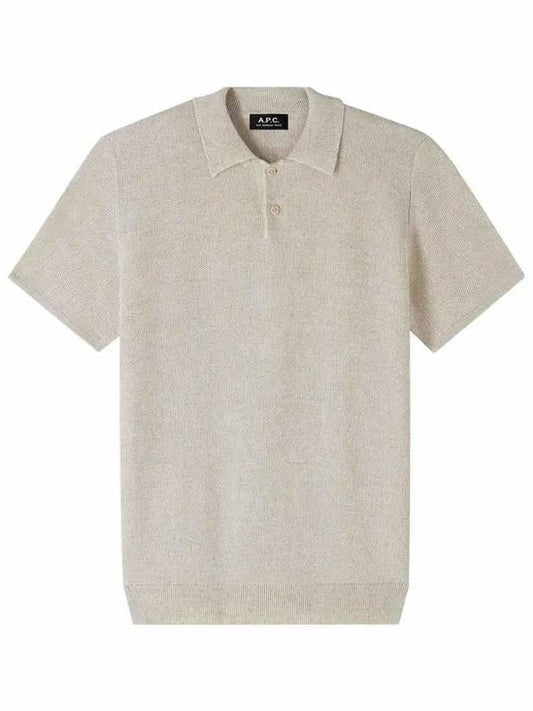 J Open Knit Polo Shirt VIAJCH23315 - A.P.C. - BALAAN 2