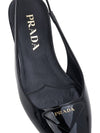 Patent Leather Slingback Heels Black - PRADA - BALAAN 9