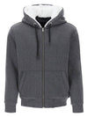 Classic Bunny Zip Up Hoodie White Lining Charcoal - MOOSE KNUCKLES - BALAAN 2