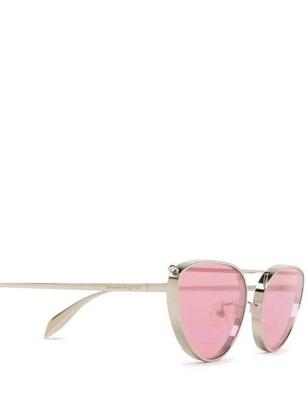 Eyewear Piercing Detail Cat Eye Sunglasses AM0424S - ALEXANDER MCQUEEN - BALAAN 4