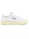 Medalist Goatskin Low Top Sneakers White - AUTRY - BALAAN 2