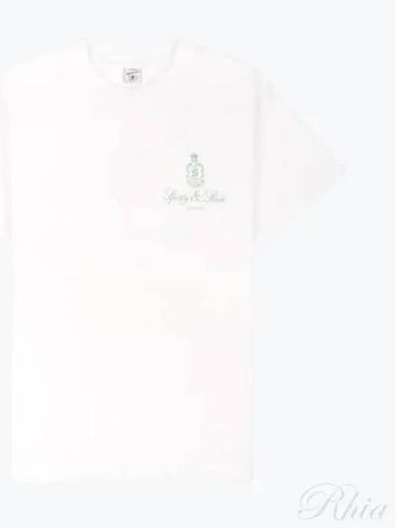 Vendome T Shirt White Sage TO042S412VW - SPORTY & RICH - BALAAN 1