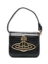 Lizard Leather Mini Bag Black - VIVIENNE WESTWOOD - BALAAN 2