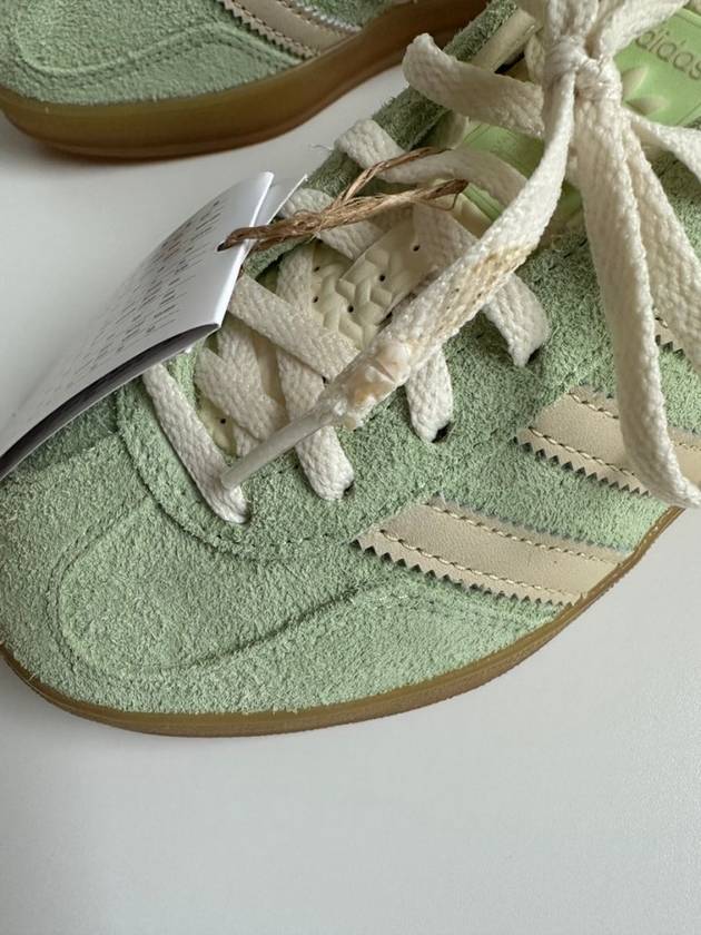 Gazelle Indoor Suede Low Top Sneakers Semi Green Spark - ADIDAS - BALAAN 4