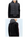 Quilted wool cardigan black - MONCLER - BALAAN 5