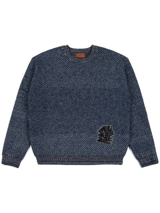 Car Zip Knit Navy I5WN03NV - IOEDLE - BALAAN 2