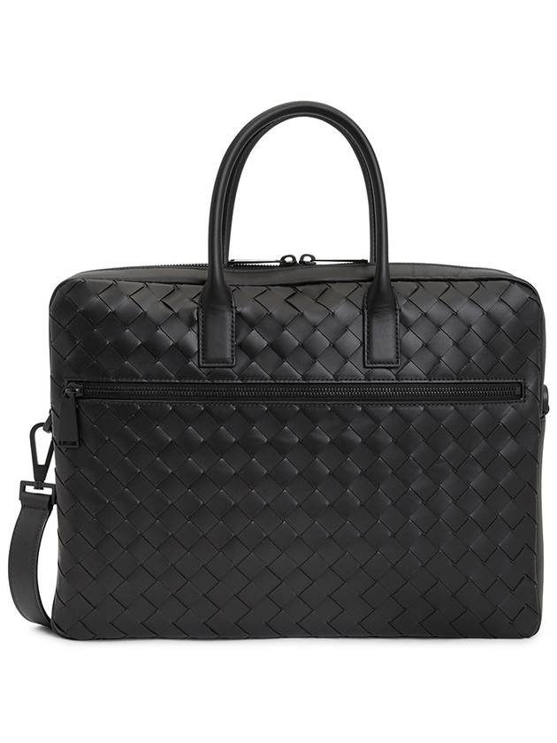 Intrecciato Briefcase Black - BOTTEGA VENETA - BALAAN 2