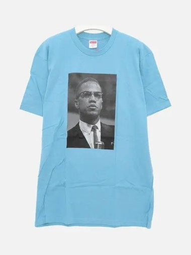 Malcolm X Printing Short Sleeve T Shirt SS22T68 SLATE 271639 1039844 - SUPREME - BALAAN 1