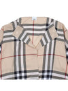 Check Cotton Cape Beige - BURBERRY - BALAAN 4