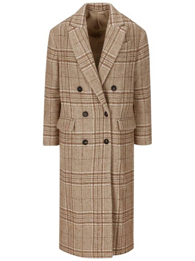 Plaid Double Breasted Coat MD5579761C001 - BRUNELLO CUCINELLI - BALAAN 2