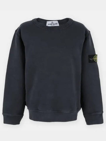 Stone Kids Waffen Patch Round Neck Sweatshirt Dark Gray 771661340 V0065 271635 1105569 - MONCLER - BALAAN 1