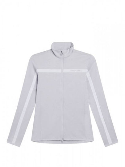 Seasonal Janice Mid Layer Zip-Up Jacket Light Grey Melange - J.LINDEBERG - BALAAN 2