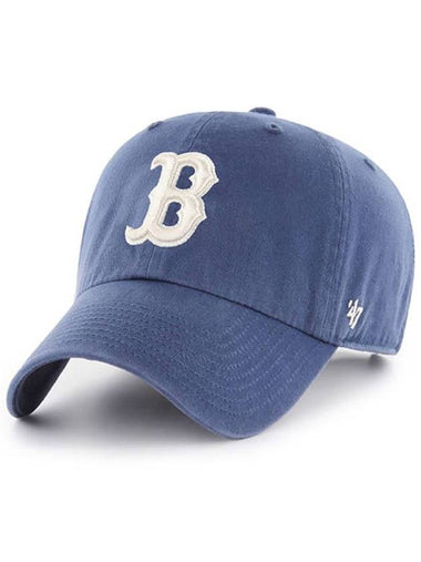 MLB hat BOSTON baseball cap premium line ball timber blue - 47BRAND - BALAAN 1