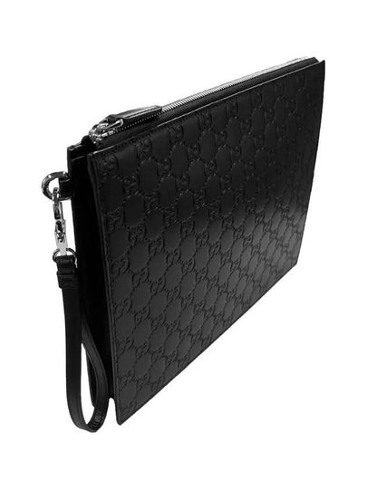 Signature Cima Clutch Bag 779885 CWC1N 1000 Black - GUCCI - BALAAN 2