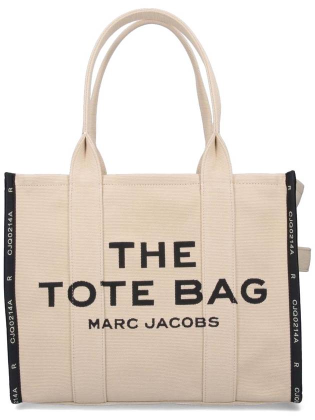 Logo Jacquard Large Tote Bag Warm Sand - MARC JACOBS - BALAAN 2