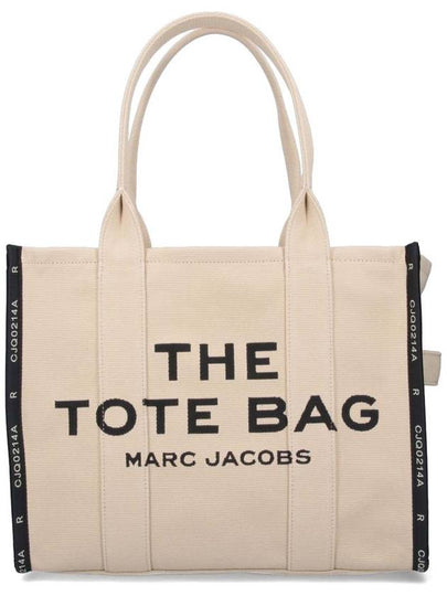 Logo Jacquard Large Tote Bag Warm Sand - MARC JACOBS - BALAAN 2