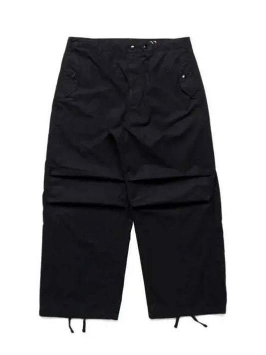 Over Pant A Black Cotton Duracloth Poplin 24S1F023OR343ZT156 Over Pants - ENGINEERED GARMENTS - BALAAN 1