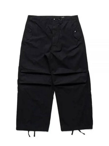 24 Over Pant A Black Cotton Duracloth Poplin 24S1F023 OR343 ZT156 Pants - ENGINEERED GARMENTS - BALAAN 1