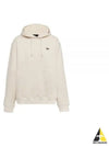 Prada Cotton Fleece Hoodie Natural - PRADA - BALAAN 2