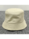 Haley Embroidered Logo Bucket Hat Ivory - ISABEL MARANT - BALAAN 4