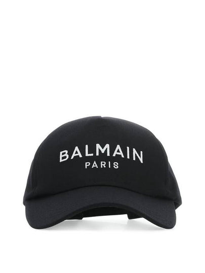 Embroided Logo Ball Cap Black - BALMAIN - BALAAN 2