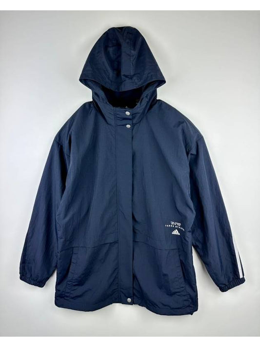 Windbreaker Jacket GN8832 Navy WOMENS M - ADIDAS - BALAAN 1