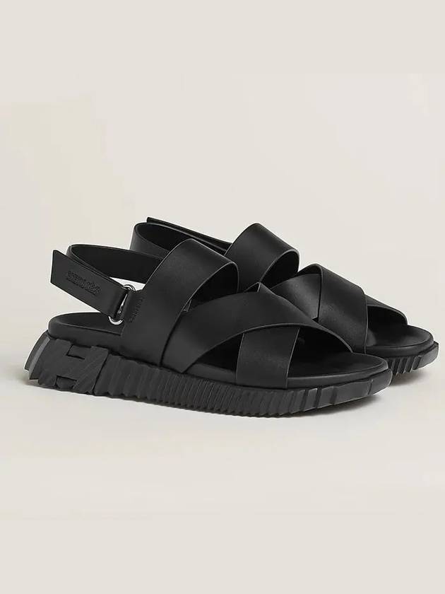 Electric Sandals Noir - HERMES - BALAAN 2