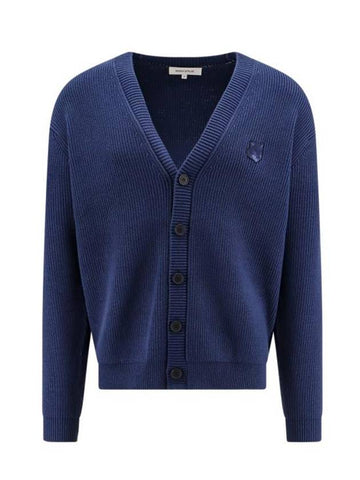 Bold Fox Head Cardigan Navy - MAISON KITSUNE - BALAAN 1