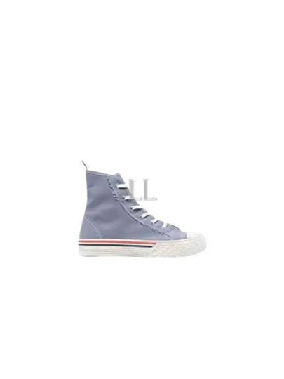 Women's RWB Striped High Top Sneakers Blue - THOM BROWNE - BALAAN 2