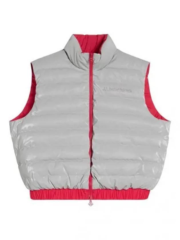 Women's Isla Reversible Vest Grey - J.LINDEBERG - BALAAN 2