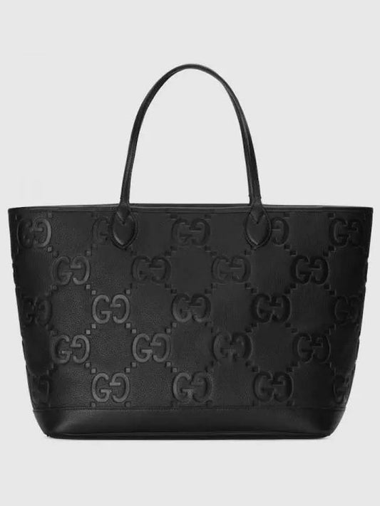 Jumbo GG Large Tote Bag Black - GUCCI - BALAAN 2