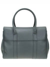 Small Bayswater Classic Grain Tote Bag Charcoal - MULBERRY - BALAAN 4