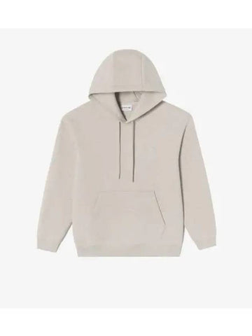 Men s cushioned hooded t shirt beige - LACOSTE - BALAAN 1