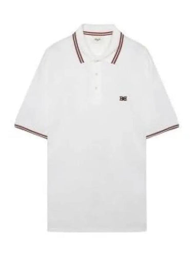 M5BA760F 7S372 60367505021 F0106240246 B chain logo embroidered short sleeve polo tee 1232571 - BALLY - BALAAN 1