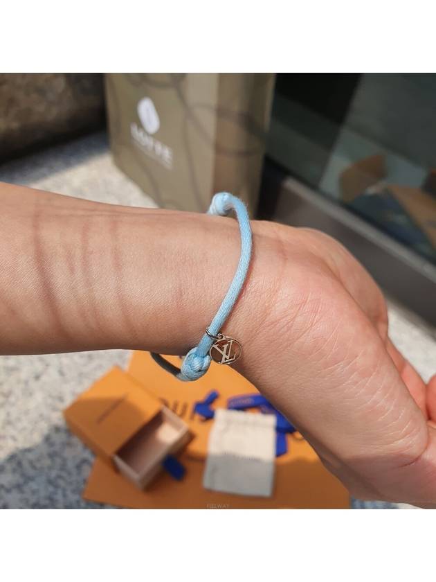 Sterling silver sky blue UNICEF donation sterling silver bracelet Sky - LOUIS VUITTON - BALAAN 6