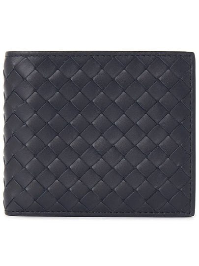 Intrecciato Bifold Half Wallet Navy - BOTTEGA VENETA - BALAAN 2