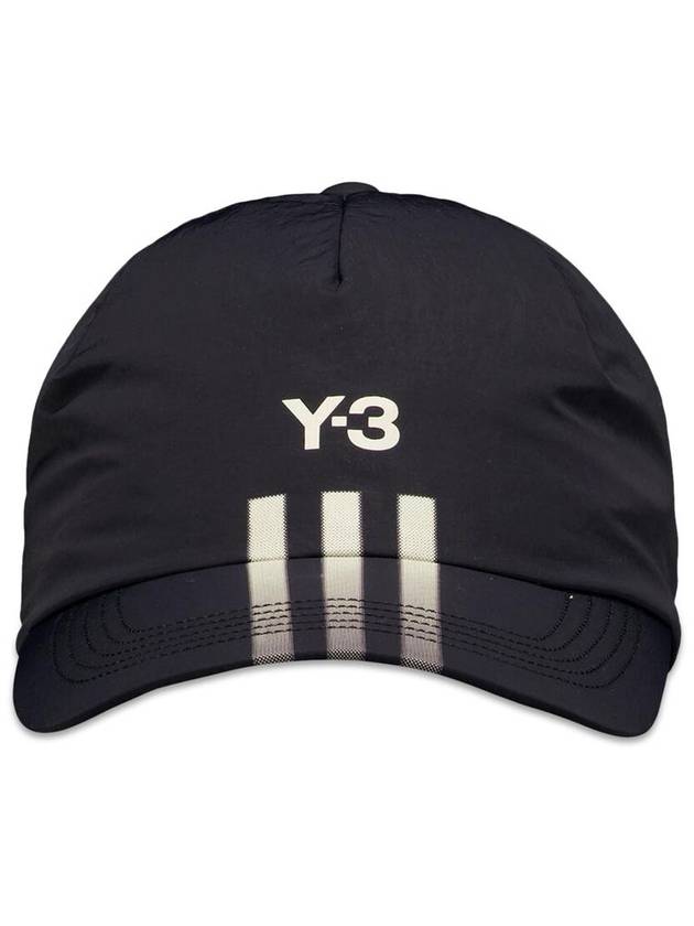 Striped Ball Cap Black - Y-3 - BALAAN 2