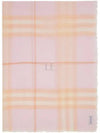 Check Print Wool Scarf Pink - BURBERRY - BALAAN 2