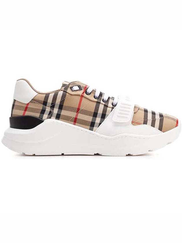 Vintage Check Suede Leather Sneakers Archive Beige - BURBERRY - BALAAN 2