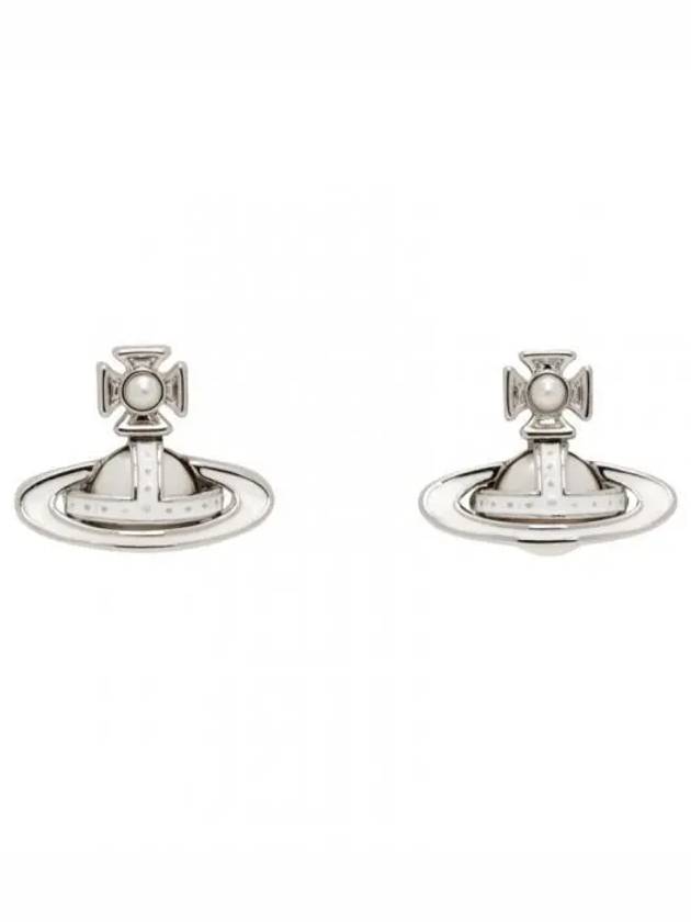 Simonetta Bas Relief Earrings Silver - VIVIENNE WESTWOOD - BALAAN 2