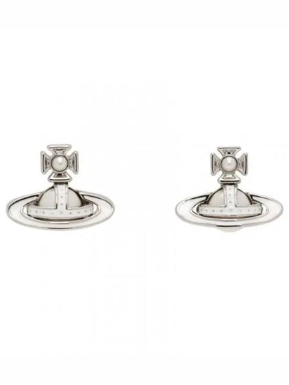 Simonetta Bas Relief Earrings Silver - VIVIENNE WESTWOOD - BALAAN 2