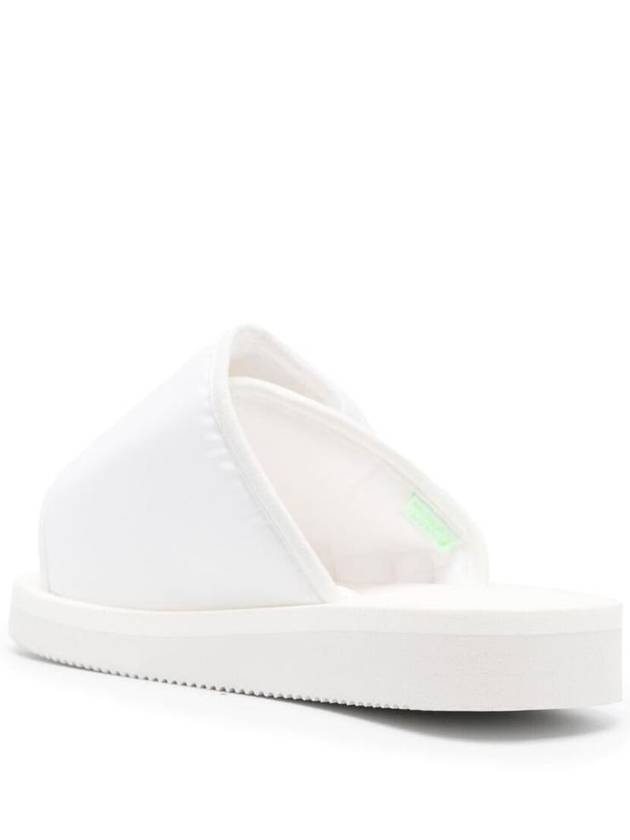 'Kaw-Cab' White Sandals With Velcro Fastening In Nylon Woman Suicoke - SUICOKE - BALAAN 3