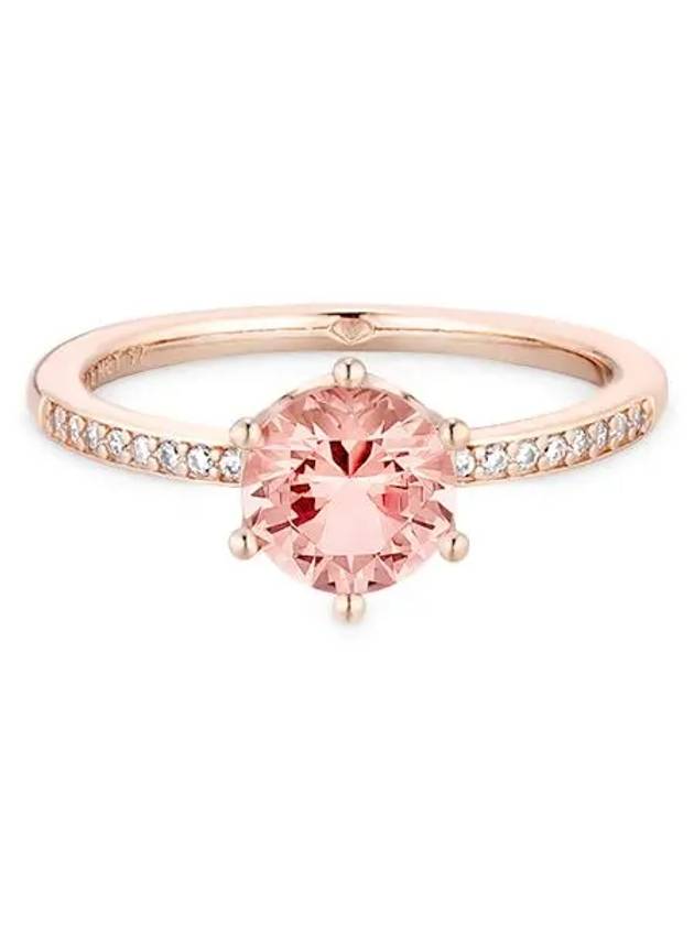 Clear Sparkling Crown Ring Rose Gold - PANDORA - BALAAN 3